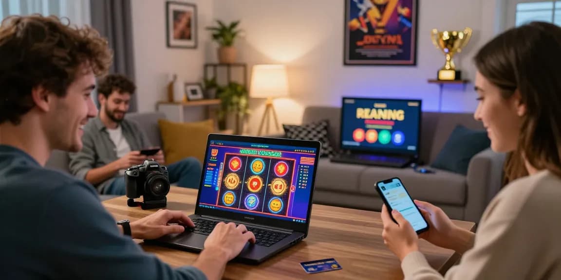 UK players enjoying a credit card casino gaming experience, highlighting promotions and vibrant games at https://euf.co.uk.