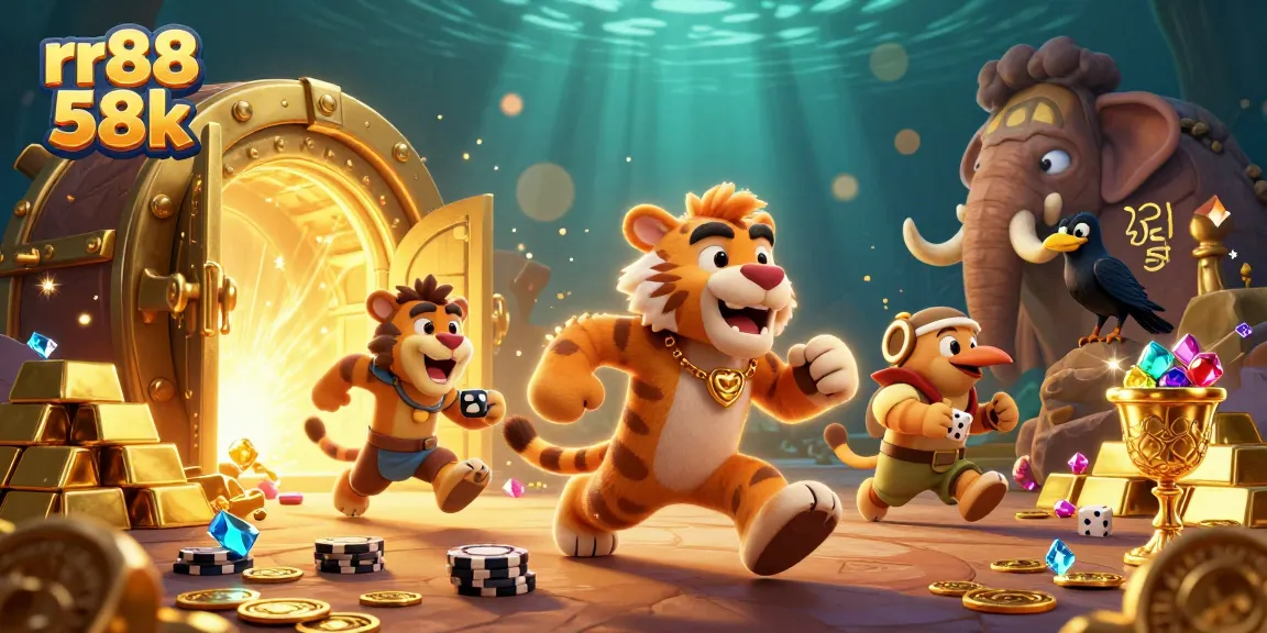 Engage in thrilling gameplay at rr88 58k with rich casino elements and vibrant scenes.