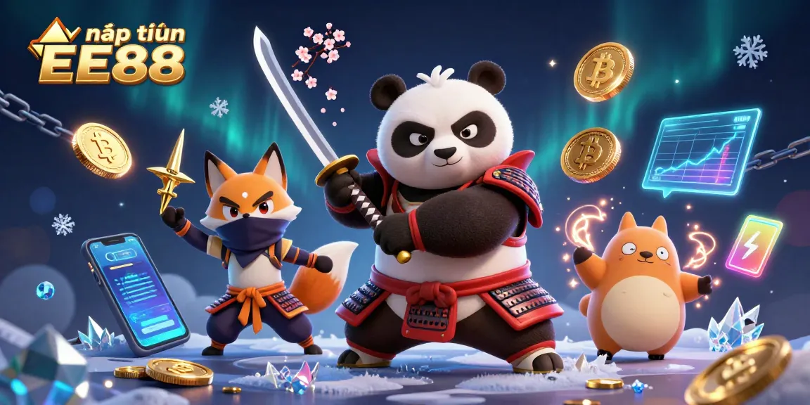 Engage in thrilling gameplay at nạp tiền EE88 with samurai panda and ninja fox!