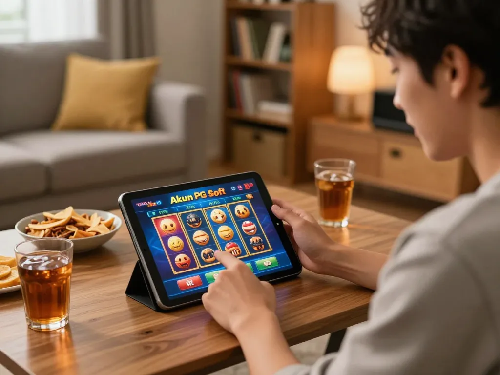 Akun Demo PG Soft menghadirkan pengalaman slot yang menarik di tablet dalam pengaturan permainan di rumah yang nyaman