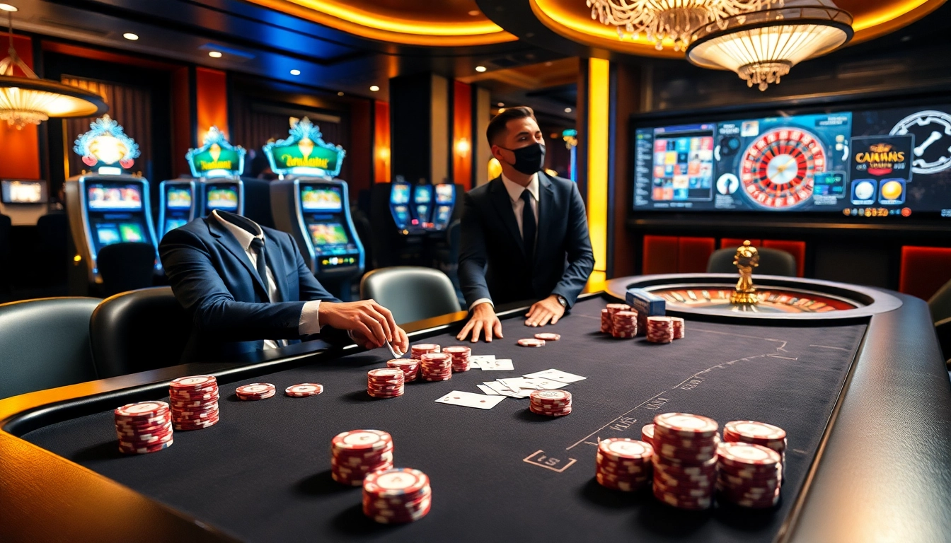 High-stakes poker action featuring players and vibrant chips at F8BET, showcasing a premium gambling experience.