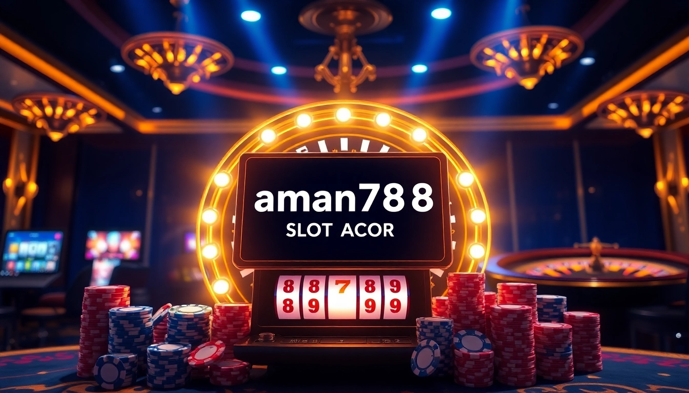 Putar aman788 slot gacor untuk jackpot besar di lingkungan kasino yang mewah.