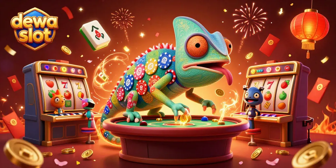 Menyaksikan dewa slot beraksi, slot penuh warna kasino dengan simbol kaya menjanjikan jackpot.