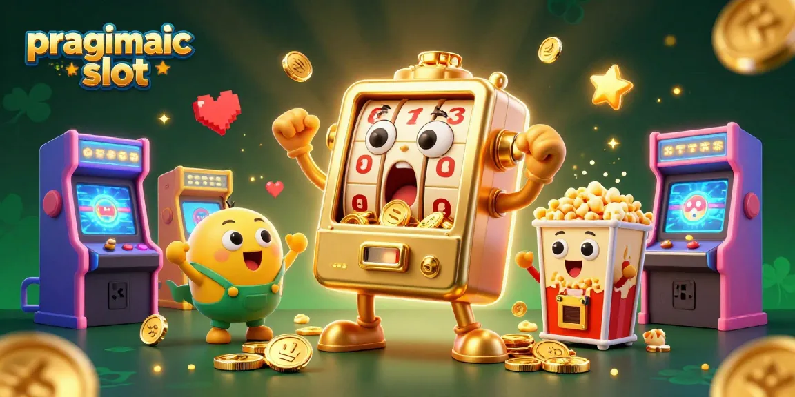 Win big with pragmatic slot excitement as animated machines cheer a jackpot victory!