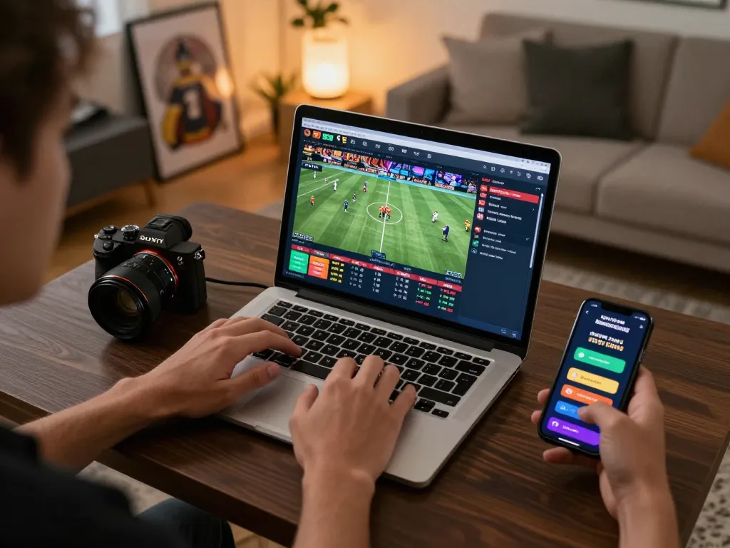 3win players engaging in strategic online sports betting with lively visuals and sports event updates
