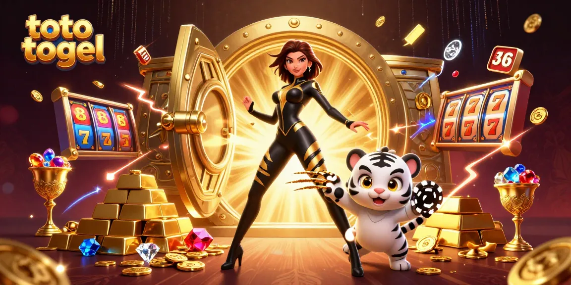 Engage in exciting toto togel action surrounded by luxury casino elements and vibrant treasures.