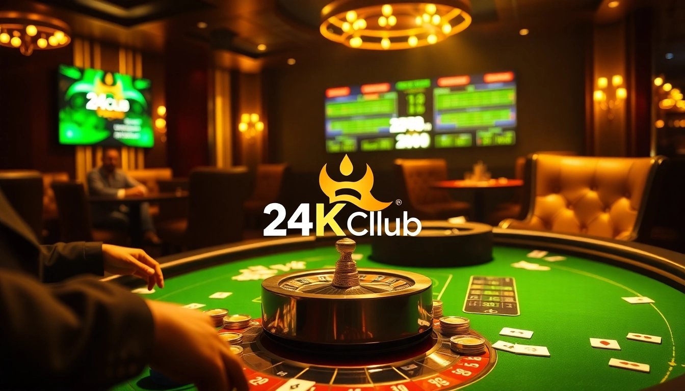 Trải nghiệm cảm giác kích thích khi chơi tại 24kclub với các trò chơi bàn hấp dẫn và bầu không khí casino sống động.