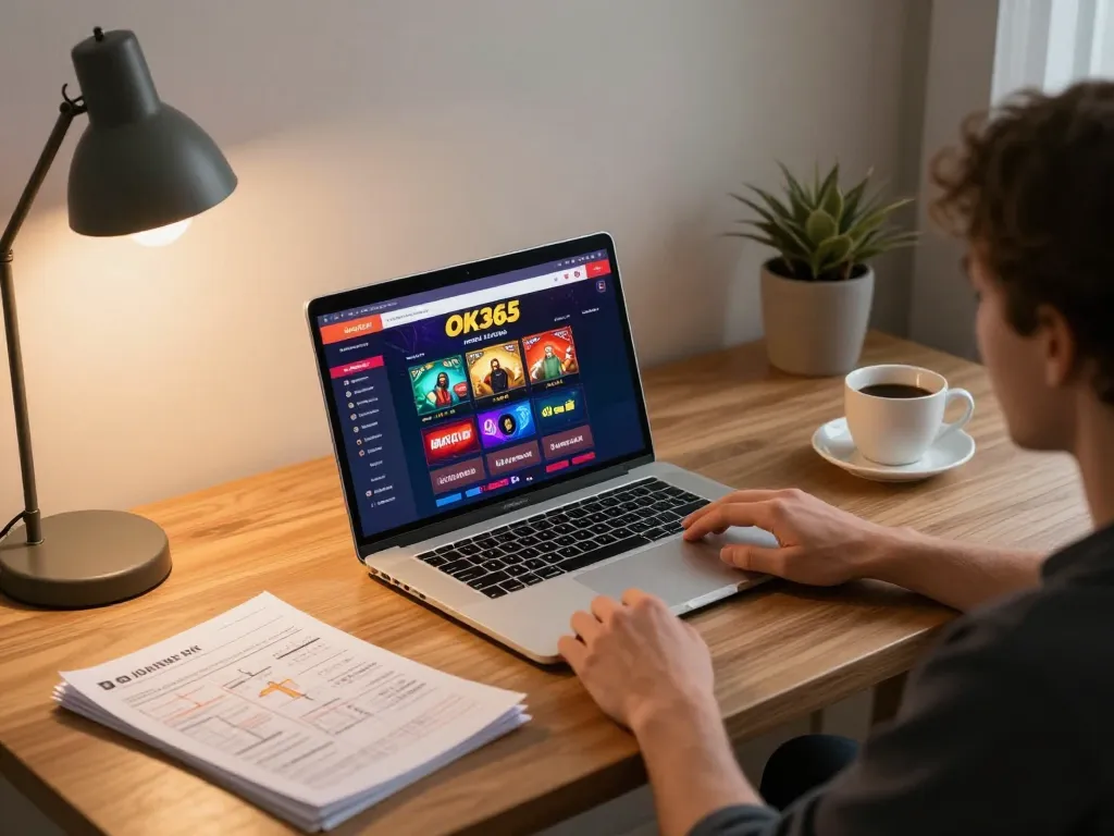 Engage with exciting online gaming at OK365 to win big in a cozy setup