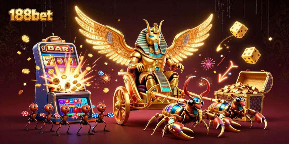 Experience the thrill at 188bet with a vibrant, dynamic casino scene featuring storytelling elements.
