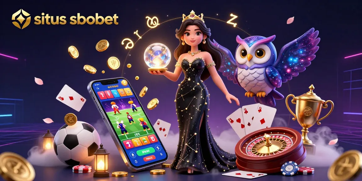 Engage in thrilling sports betting adventures with situs sbobet in a vibrant, dynamic 3D illustration.