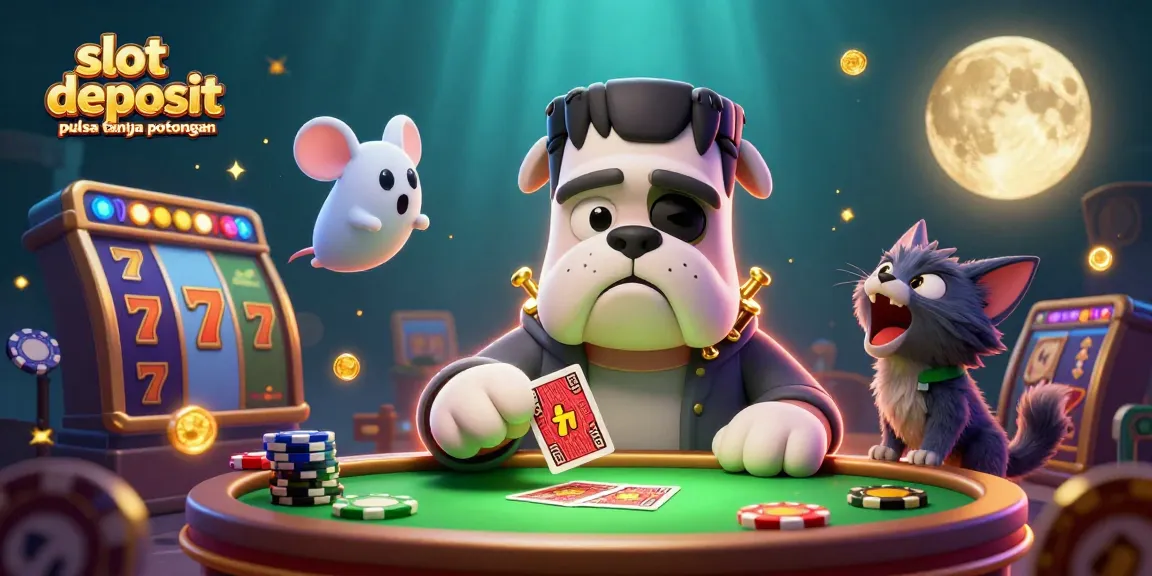Mainkan slot deposit pulsa tanpa potongan dengan karakter lucu yang berkolaborasi dalam permainan.