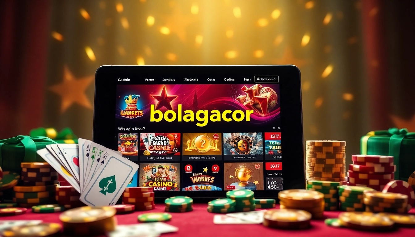 Interactive online gambling platform bolagacor with vibrant games and inviting ambiance.