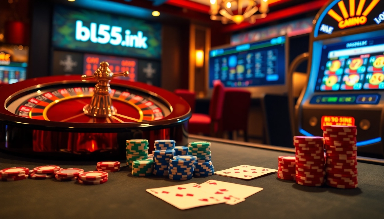 Experience gaming excitement at bl555.link with vibrant casino elements and winning strategies.