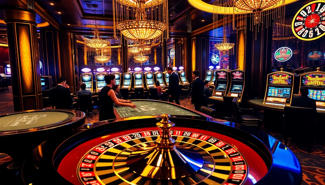 Illustration of professional gamblers at casino tables showcasing the hidden wiki dark web theme with gambling excitement.