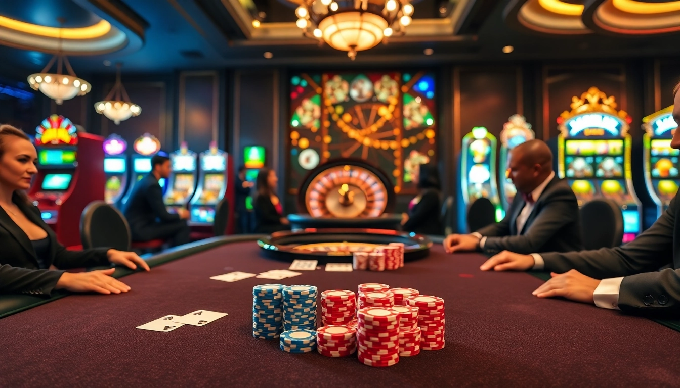 Experience high-stakes gambling at https://nh88vn.com/ with a vibrant poker table scene.