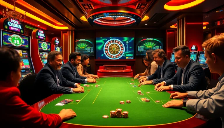 Engaged players at a luxurious poker table explore data china insights for better gaming strategies.