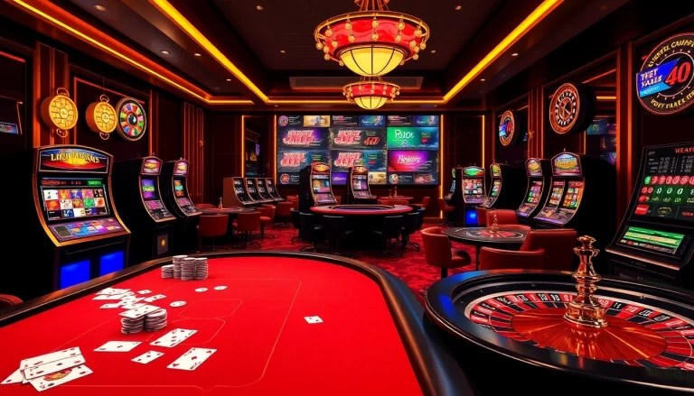Online gambling excitement at MK8th.net with vibrant casino elements and luxury ambiance.