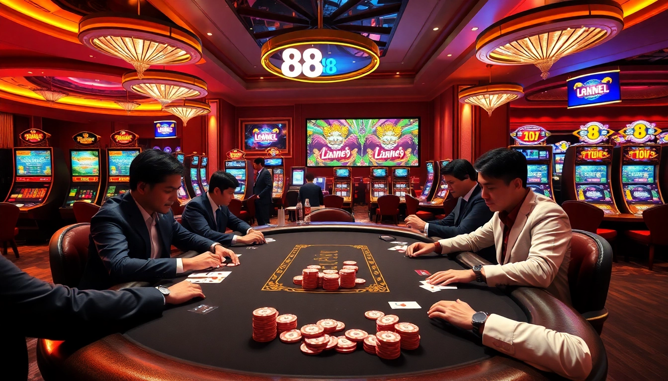 Experience the thrill of 88i nhà cái with a vibrant online casino scene featuring poker and slot machines.
