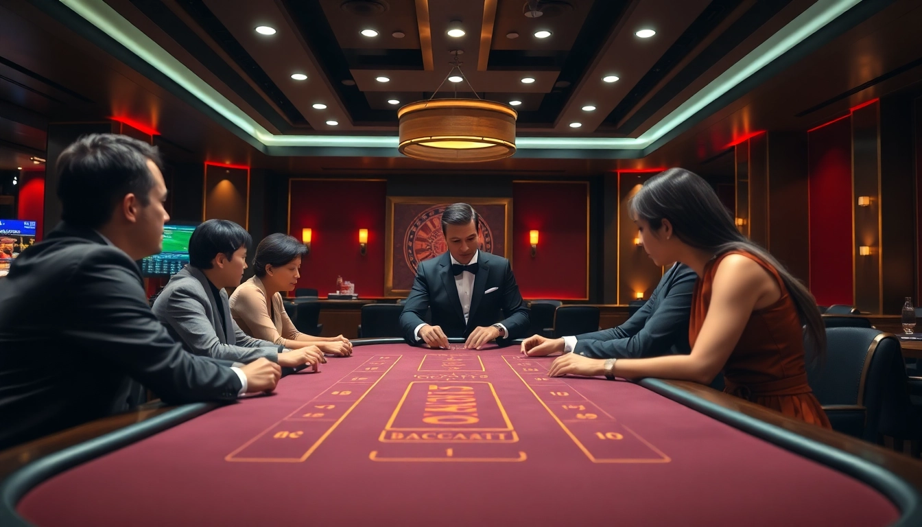 에볼루션 바카라 게임에서 플레이어들과 딜러의 상호작용을 보여주는 생생한 장면