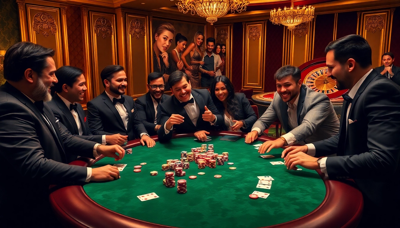 Experience the thrill of the 24k club with a vibrant casino ambiance featuring poker and roulette.