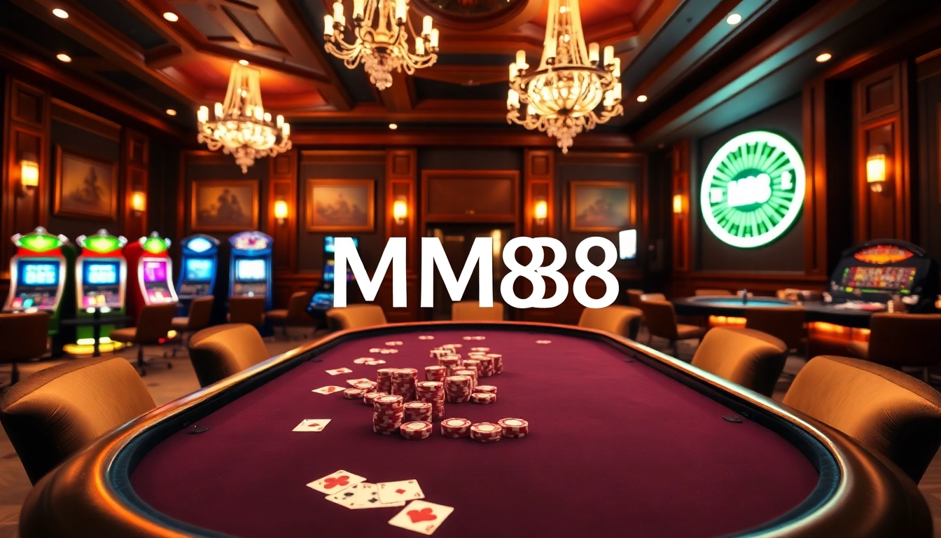 Experience thrilling moments at https://mm88.directory/ with vibrant poker action and luxurious casino decor.