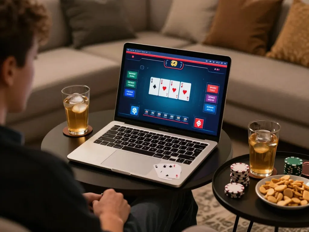 Participants engaging in strategic gameplay on Nhà cái KONG88's online poker interface.