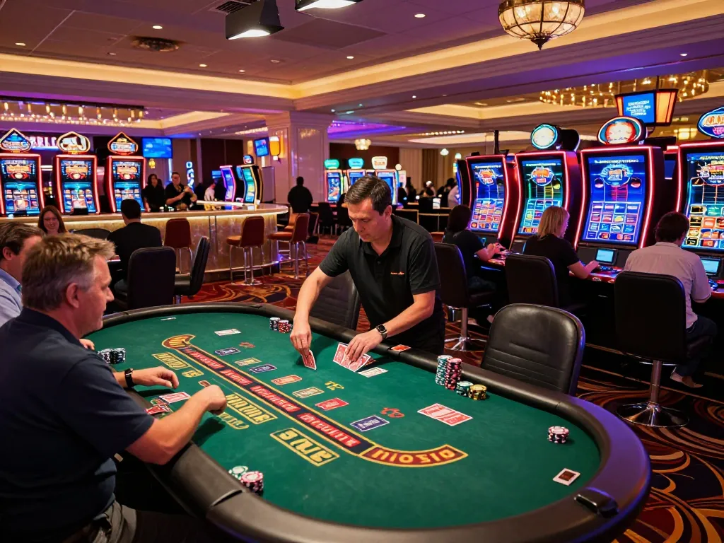 Players enjoying a thrilling Go8 casino experience with dynamic games and vibrant atmosphere