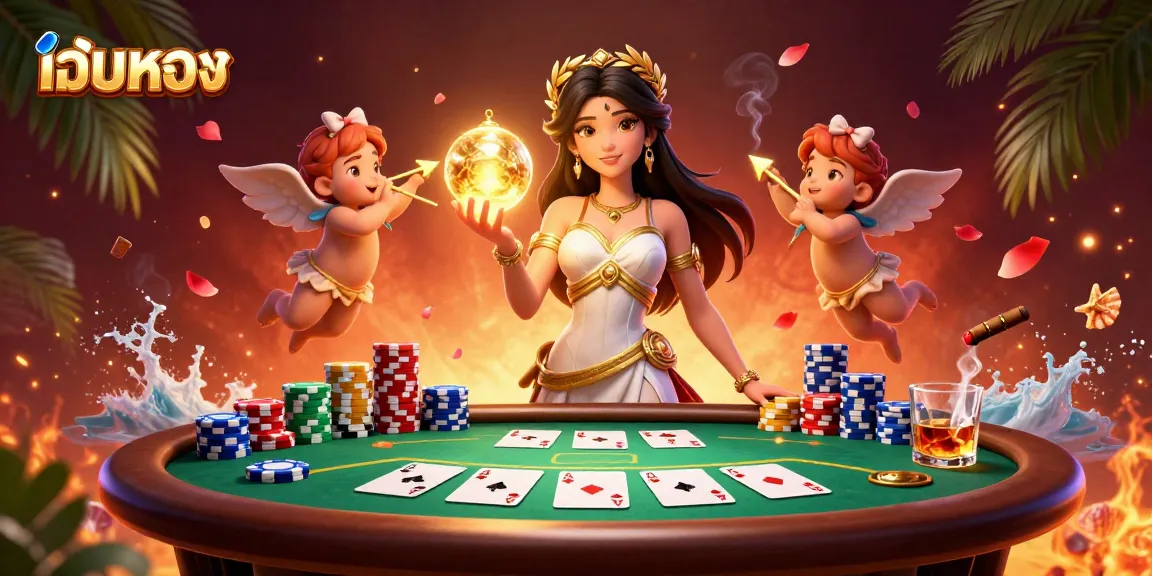 สัมผัสการเล่นเกม เว็บตรง กับเทพีแห่งกรีกที่น่าทึ่งในฉากคาสิโนที่มีชีวิตชีวา