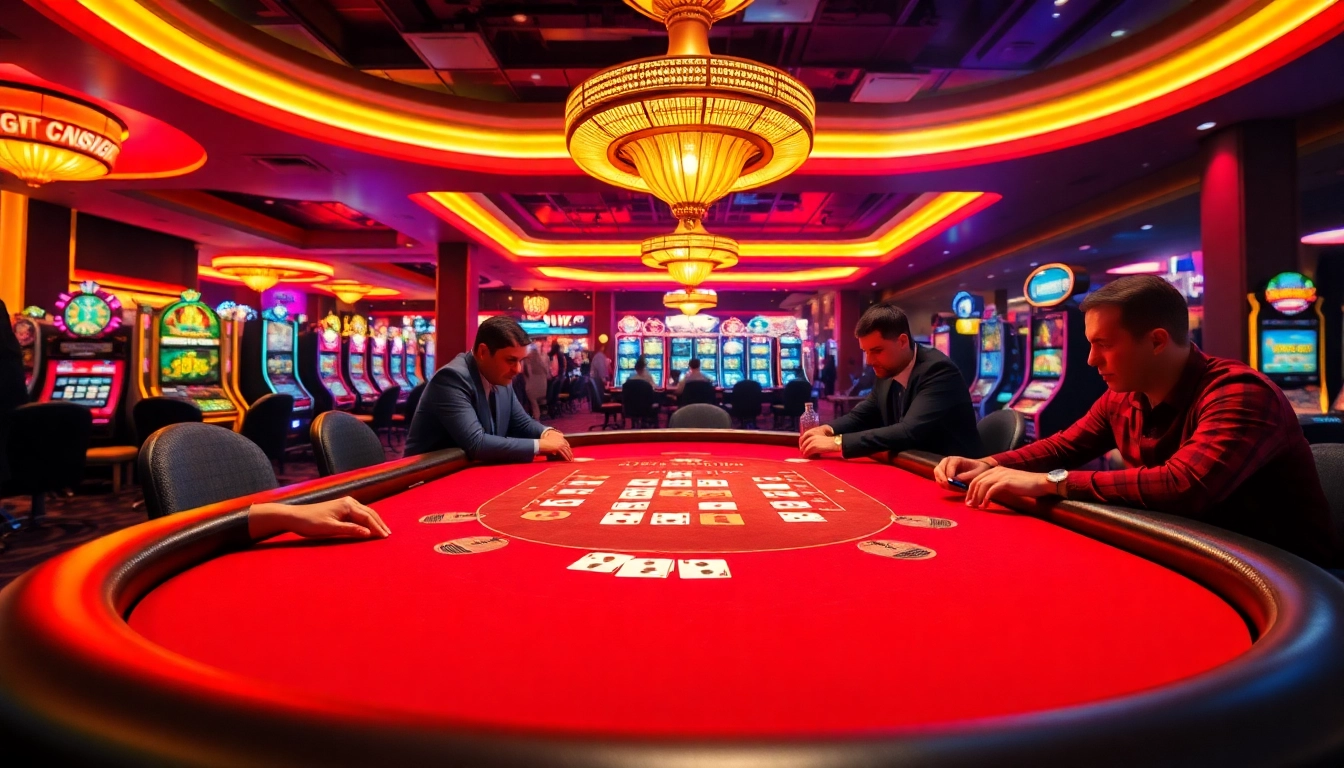 Permainan poker langsung di bbni4d dengan pencahayaan neon yang mengesankan.