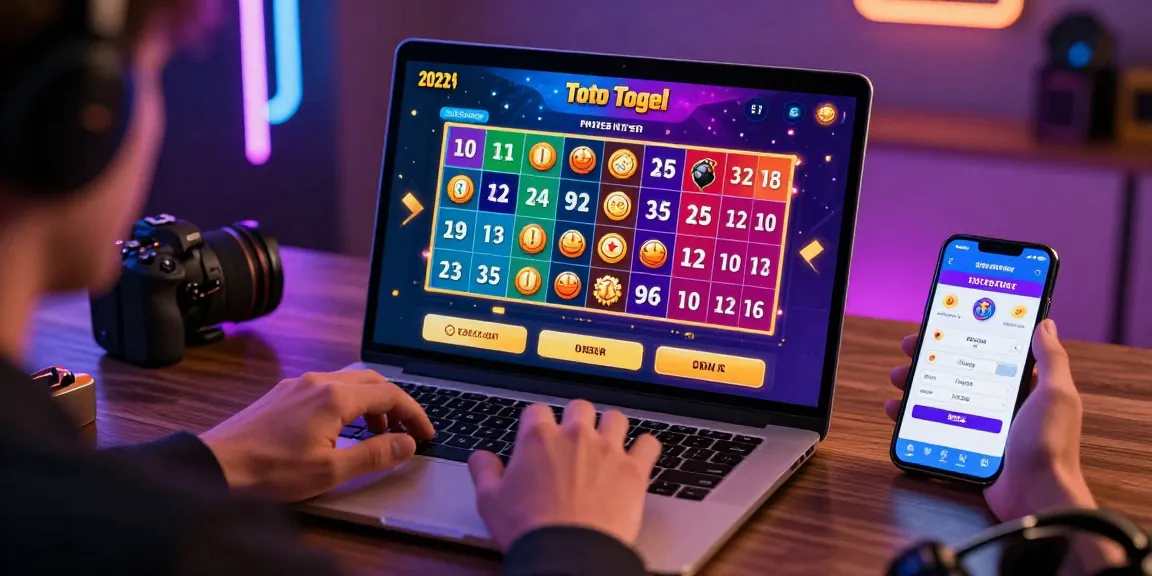 Engaging Toto Togel gaming experience on a laptop with lively interface and vibrant graphics.