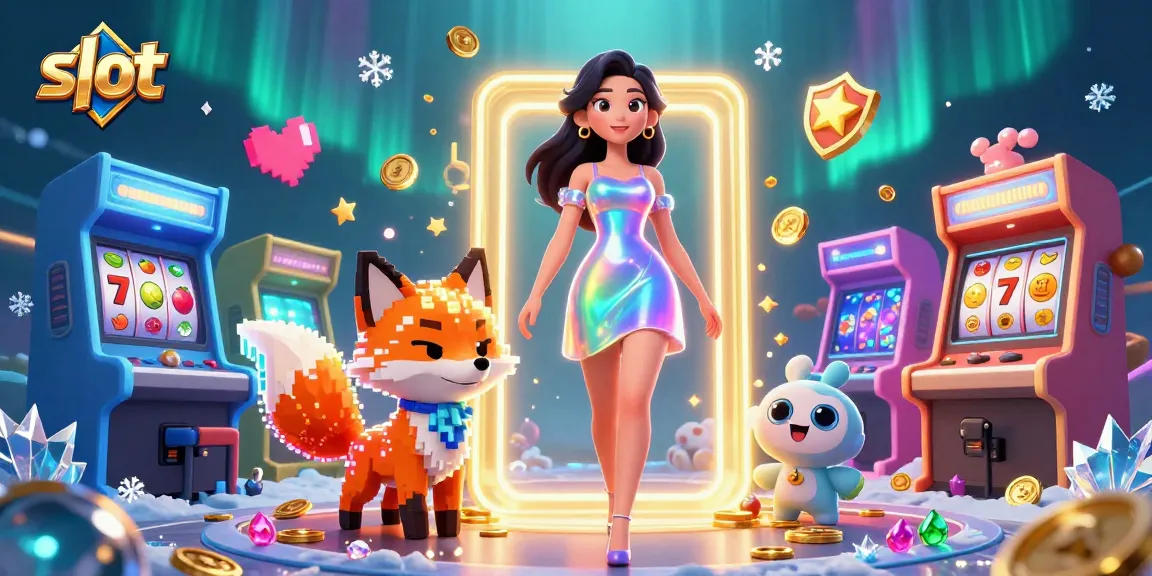 Spin the slot reels for big wins with vibrant game elements and a dazzling backdrop.