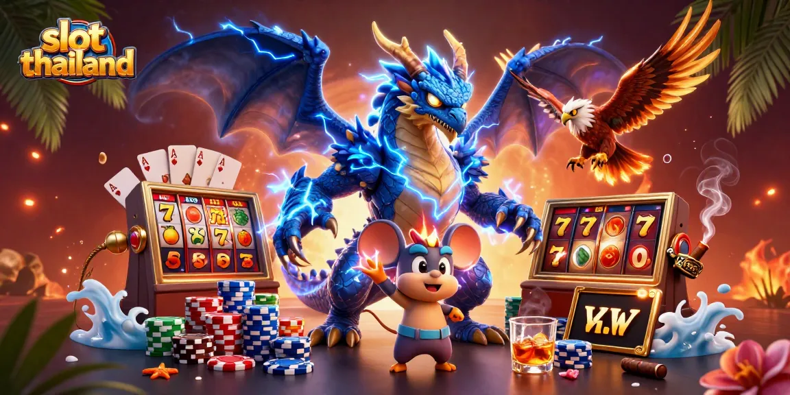 Win big with slot thailand in a vibrant, engaging casino setting packed with thrilling elements.