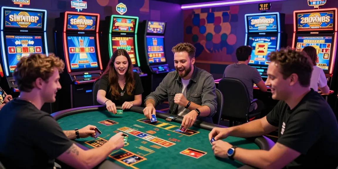 Online credit card gaming experience at casinos from https://being-there.org.uk showcasing diverse players and vibrant atmosphere.