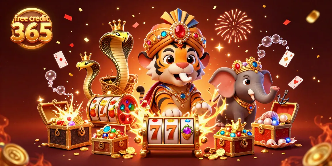 Spin to win with free credit 365 at exciting jewel-themed online casinos today!