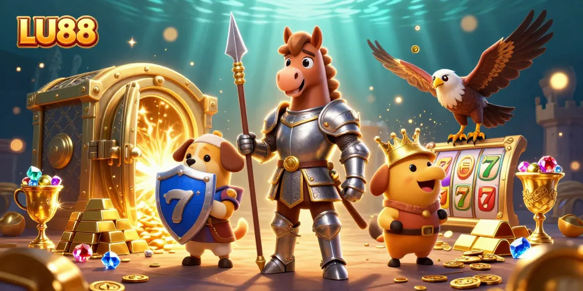 LU88 transports players into a vibrant 3D fantasy world of slots with treasure and adventure.