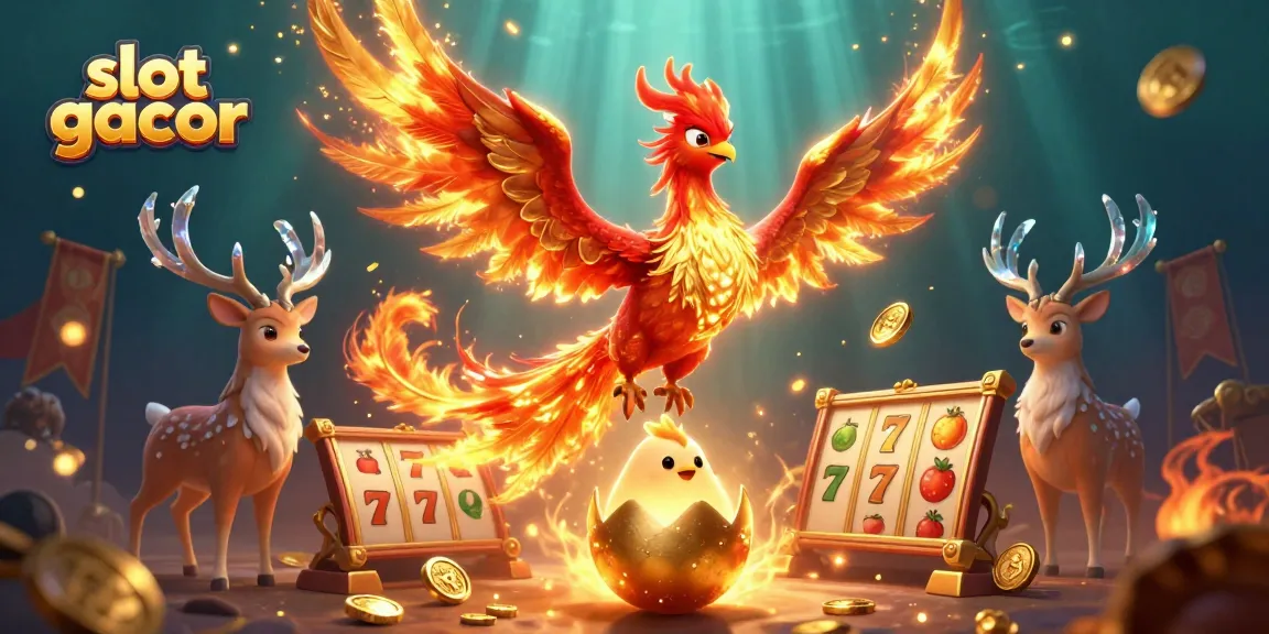 Experience slot gacor thrills amidst a vibrant, dynamic casino adventure scene.