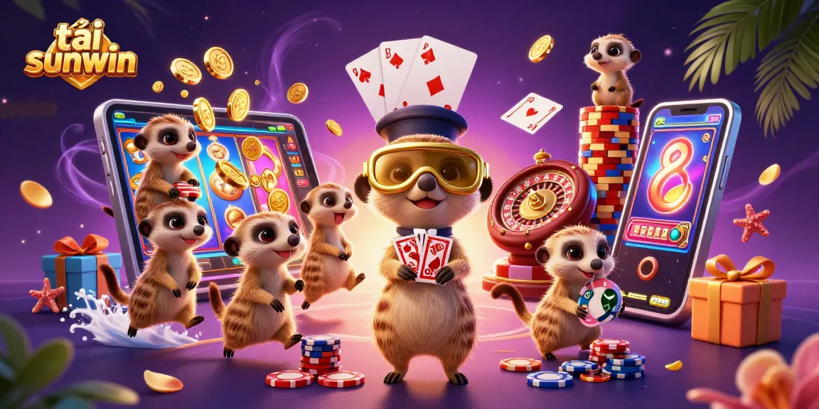 Play exciting games with tải sunwin in a vibrant meerkat casino atmosphere.