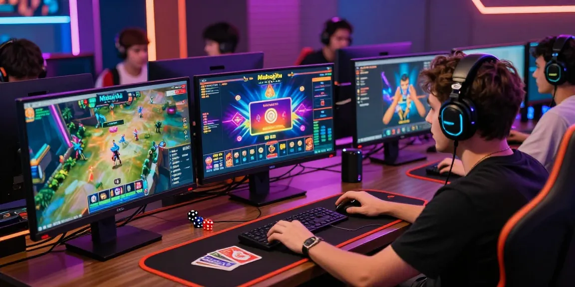 Engaging online gambling experience at Mahajitu with vibrant graphics and player interaction.