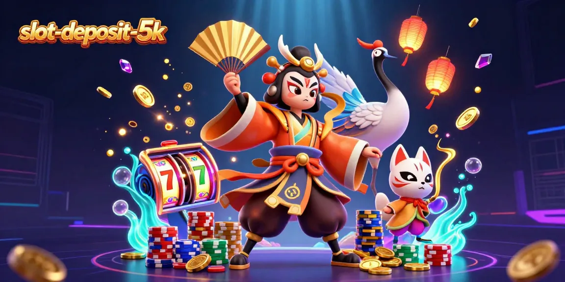 Experience excitement with slot-deposit-5k as vibrant characters bring the casino atmosphere alive!